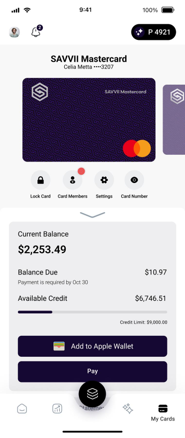 Secondary card actions layered after redesign