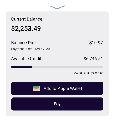Financial information and payment action after redesign
