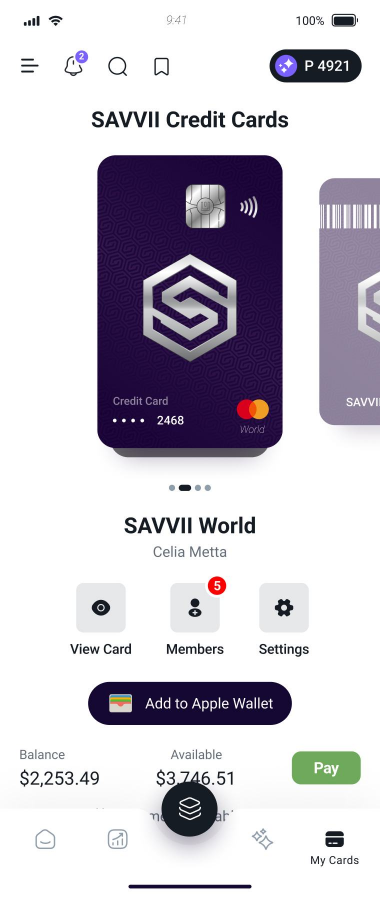 Secondary card actions exposed before redesign